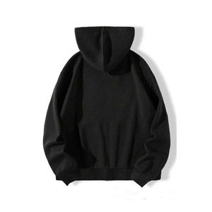 Nouveaux sweats à capuche pour hommes brodés de strass, 100% coton, automne, sur mesure, anti-plis, respirants, haute qualité, prix de gros - Product Image 2