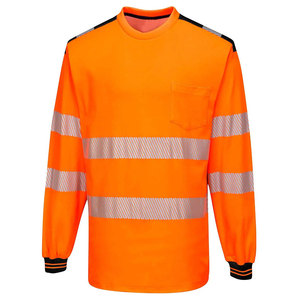 Top Sale Breathable Uniforms Reflective Safety T-<b>Shirts</b> Men Long Sleeve Workwear Custom Logo Construction Safety T-<b>Shirts</b> - Product Image 1