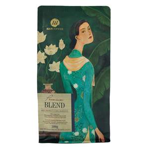 Granos de café Arábica Robusta de alto estándar Premium 500 g/bolsa, característica de adelgazamiento neutral, número de modelo OEM/ODM HN60A40RH - Product Image 1