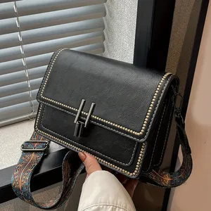 Mini Cross-Body Bags for Women, Adjustable Strap, Small <b>Square</b> Design Purse, Fashion Shoulder Bag, New Designer Mini Leather Bag - Product Image 6