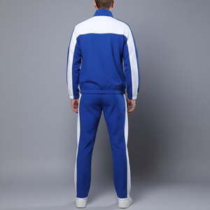 Custom Men Nylon <b>Waterproof</b> <b>Tracksuit</b> Breathable Sportswear Zipper Side Pocket OEM Wholesale Comfortable Training Set - Product Image 2