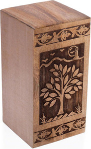 Urnas de Cremación de Madera Hechas a Mano, Estilo Americano Moderno, Ataúdes Decorativos para Entierro, Artículos Funerarios Premium para Hombre y Mujer - Product Image 3