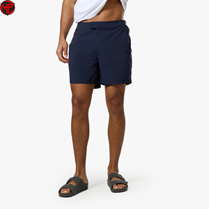 Pantalones Cortos Casuales Transpirables de Secado Rápido para Hombre, Pantalones Cortos Bermuda de Color Sólido, Pantalones Cortos de Natación para Viajes al Aire Libre, Venta al por Mayor - Product Image 1