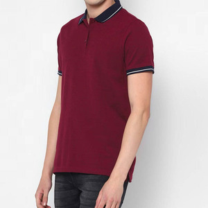 Nuevo Diseño, Colores Personalizados con Logotipo, Camisetas de Algodón 100% Lisas y Elegantes con Botones, Camisetas Polo para Hombre - Product Image 4