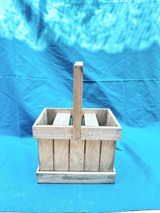 Venta al por mayor hecho a mano en relieve barnizado brillante mate madera flor maceta cajas Vintage paisaje plantas plántulas almacenamiento estampado - Product Image 5