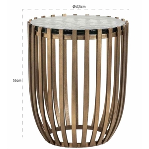 Modern <b>Midcentury</b> <b>Coffee</b> <b>Table</b> with Marble Top Wood Frame Handmade Lightweight Eco-Friendly Easy to Clean Living Room Furniture - Product Image 1