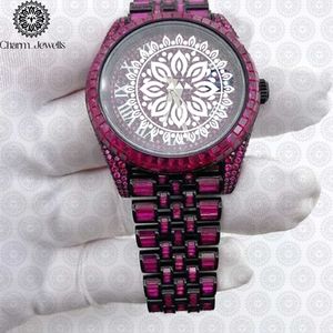 Montre de luxe pour homme Charm Jewells, boîtier carré en acier inoxydable, cadran de 40 mm, bracelet de 20 cm, mouvement mécanique, résistance à l'eau 10 bars, automatique - Product Image 2