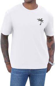 Camiseta Oversize de Algodón 100% de Alto Gramaje para Hombre, 220 Gramos, con Estampado Personalizado en Hombro, Estilo Hip Hop, Tallas Grandes, 100% Algodón, Lisa, Corte Boxy para Hombre - Product Image 2
