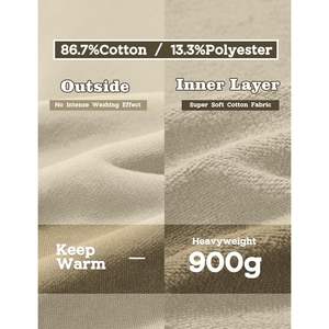 2025 Men's Super Soft Oversized Acid Wash Hoodie Heavyweight Fashion Hoodie & <b>Sweatshirt</b> with <b>Zipper</b> for Men Women Couples - Product Image 4