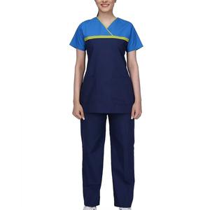 Uniformes Médicos Unisex de Enfermería y Doctorado, Conjuntos de Punto de Poliéster/Rayón (Top y Pantalón) para Verano, Cómodos para Hospital, con Detección de Agujas, Venta al por Mayor OEM - Product Image 1