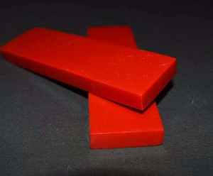 Manche de couteau rectangulaire en matériau organique écologique, style Love, poli et massif, pour la fabrication de couteaux personnalisés et les applications artisanales - Product Image 3