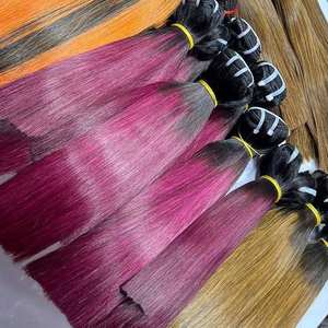 Dream Hair T01 Cabello Virgen Vietnamita, Trama Doble a Máquina, Cabello Súper Doble Tramado, Paquete de 100g, 30 Pulgadas, Extensiones con Clip de 8 Pulgadas - Product Image 5