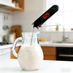 Ultra Fast Digital Foldable Plastic Waterproof USB Powered Kitchen <b>Thermometer</b> - Product Image 3