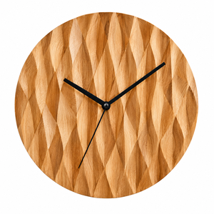 Bamboo Round Solar Analog Bohemian <b>Modern</b> Design Multi-piece Set Decorative Wall <b>Clock</b> for Balcony/Courtyard - Product Image 1