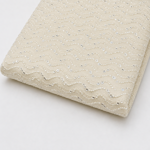 Luxury <b>Sequin</b> Embroidery Lace Fabric Floral Beaded Mesh Fabric African Wedding Party Dress Material - Product Image 1