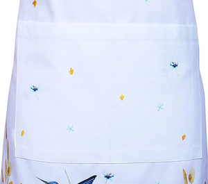 Delantal de algodón con estampado floral y correas ajustables, lavable a máquina, para cocina, hogar, restaurante, uso diario. - Product Image 5