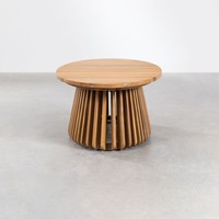 Table basse de jardin ovale Vandana Amber Living 120x65 cm en bois d'acacia Mura