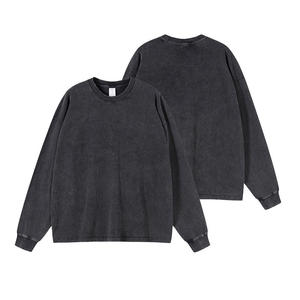 เสื้อยืดคอตตอนรุ่นใหม่ล่าสุด ระบายอากาศได้ดี คอกลม ทรงหลวม สไตล์แฟชั่นราคาถูก ขายส่ง เสื้อทรงโอเวอร์ไซส์ ล้างสีแบบแอซิดวอช กำลังฮิต - Product Image 1