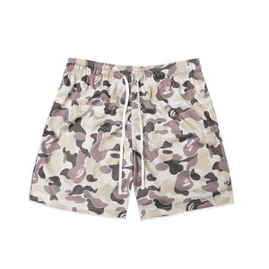 Pantalones Cortos de Malla Personalizados al por Mayor con Logotipo, Estampado por Sublimación, de Poliéster, Elásticos, Casuales, de Baloncesto, para Hombre, Estilo Moderno - Product Image 1