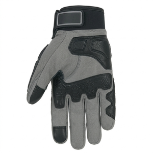 Gants de moto tactiques en cuir pour hommes avec protection rigide des articulations, équipement de sécurité respirant pour la course moto multisports 2026 - Product Image 6