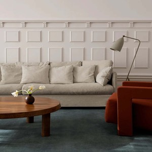 Alfombra de Color Verde Azulado Sólido |   Alfombra Moderna de Lana Tufted a Mano, Estilo Minimalista, Suave, Contemporánea, para Sala de Estar, Dormitorio, Decorativa - Product Image 2