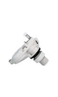 Vanne de remplissage compacte pour réservoir de toilettes BYSON PS10342 à commande pilotée avec système anti-retour intégré et filetage 15/16 pouces C