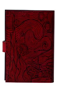 refillable Custom Printing high quality planner <b>journal</b> Red customizable notebook <b>blank</b> pages handmade daily <b>journal</b> - Product Image 3