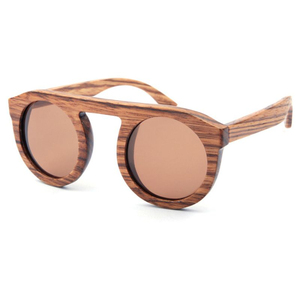 Custom Logo Bamboo <b>Wooden</b> Eyewear Men Women Retro Classic Sun Glasses Eco Friendly Luxury Polarized Wood <b>Temple</b> Shade - Product Image 5