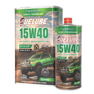FUELUBE FULLY <b>SYNTHETIC</b> 15W40 DIESEL ESTER + PAO 7L 1L API CK-4/SP ACEA E7/E11 ENGINE <b>OIL</b> LUBRICANT DIRECT FACTORY WHOLESALE BU - Product Image 1