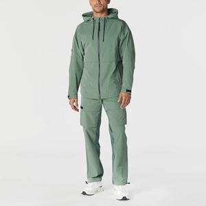 OFERTA ESPECIAL Chaquetas de Primavera para Hombre, Ropa Deportiva, Chaqueta y Pantalones Cortos, Conjunto Deportivo para Hombre, Chándal de Nailon para Hombre - Product Image 5