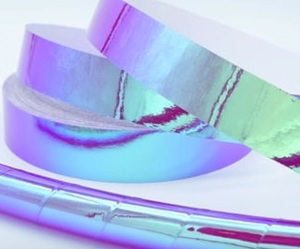 Holographic Reflective Tape Colorful <b>Glitter</b> Sparkle Adhesive Tape for Decoration Gift Wrapping Craft Projects Packaging DIY Use - Product Image 2