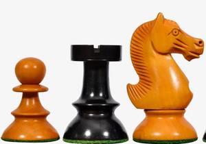 Jeu d'échecs de taille tournoi Old Vienna V2.0, Roi de 3,8 cm, en bois d'ében et de buis antique, au meilleur prix - Product Image 6