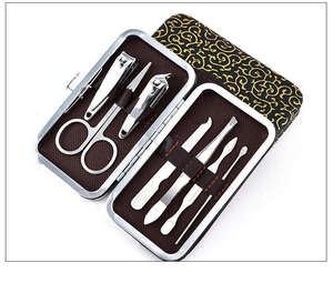 Luxury Manicure Set Stainless Steel 8-Piece <b>Nail</b> Clippers Set Professional <b>Nail</b> Care Scissors BY ANAAIF ENTERPRISES - Product Image 2