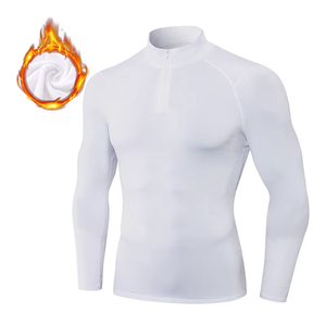 High Performance Compression Shirt Athletic Fitness Training Wear Custom Logo Compression Shirt Moisture Wicking Sports Shirts - Product Image 4