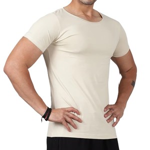 Camiseta de algodón 100% para hombre al por mayor, cuello redondo, manga corta, servicios OEM de cantidad personalizada, ropa deportiva - Product Image 1
