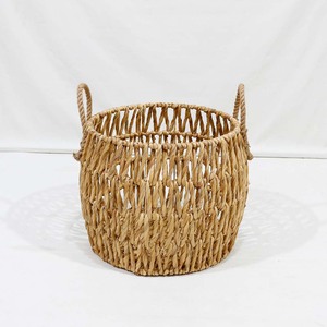 Panier de rangement en jacinthe d'eau, formes variées, avec poignées, pour la décoration intérieure - Vente chaude - Product Image 4