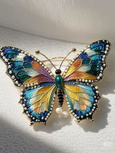 Elegante Broche Bordado a Mano con Cuentas, Pin de Solapa Estiloso para Mujer, Broche Bordado con Cuentas de Primera Calidad Hecho a Mano - Product Image 5