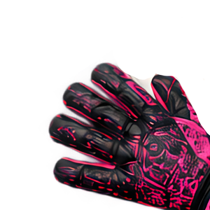 Guantes de Portero de Fútbol BLACK RACING GEAR, Alta Protección y Agarre, Material PU, Cierre de Tirón, Duraderos para Entrenamiento y Partidos - Product Image 2