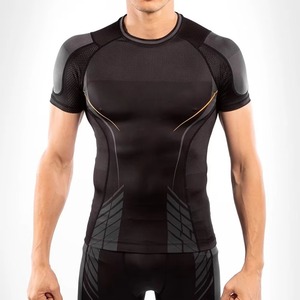 <b>Custom</b> Printed Sleeveless Anti-UV Breathable <b>Compression</b> MMA Sportswear Rash Guard Polyester/Nylon 240g - Product Image 1