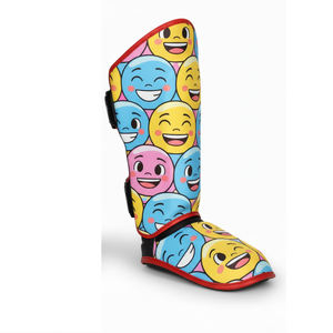 Espinilleras de protección para entrenamiento de Muay Thai y Kickboxing con estampado de pierna, para artes marciales y boxeo - Product Image 3