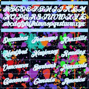 Sweat-shirt à capuche sportif blanc et bleu clair avec motif graffiti personnalisé, style streetwear, art graphique - Product Image 4