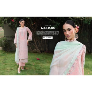 Asim Jofa – Collection Festive de Costumes de Mariage Brodés de Luxe pour Femmes – Ssumaira Cousu sur Mesure 3 Pièces – Style Chickenkari - Product Image 4