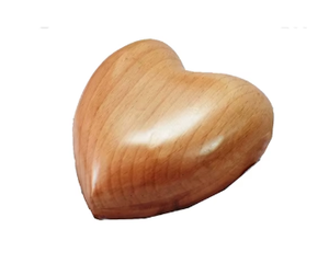 Handmade Wooden Heart Shaped Pet Urn Durable Cremation <b>Box</b> <b>for</b> Pet <b>Ashes</b> - Product Image 3