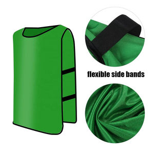 Customized Wholesale Price Soccer Football <b>Training</b> Jersey Age Group Adults OEM Service Available Mesh Sleeveless <b>Bib</b> Vest - Product Image 5