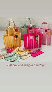 Bolso de mano de seda indio hecho a mano multicolor, cesta de regalo, recuerdos de boda, regalo para damas de honor, bolso de noche para mujer, Ramadán - Product Image 3