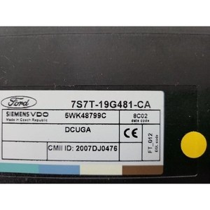 ECUs y Módulos de Computación Usados para Mondeo 7S7T19G481CA - Excelente Estado, Sin Daños - Product Image 2