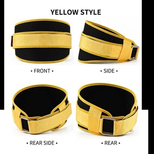 Customizable Neoprene Gym Belt for Men & Women Soft Fitness Weightlifting Belt with <b>Back</b> <b>Support</b> for Training Weightlifting Belt - Product Image 1
