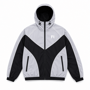 Veste coupe-vent réversible sportive pour homme, coupe ample, en nylon teint en pièce, éco-responsable, grandes tailles, avec logo uni - Product Image 5