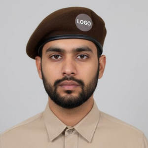 หมวกเบเร่ต์สไตล์ภาพพิมพ์คุณภาพสูงแบบกำหนดเอง - แฟชั่นใหม่ หมวกกีฬาขนสัตว์ ระบายอากาศได้ดี เหมาะสำหรับทุกฤดูกาล สำหรับผู้หญิง - Product Image 1