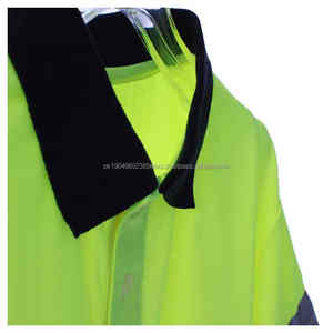 Polo de Manga Corta para Hombre, Estilo Color Block, con Apliques, Casual, Verano, Corte Ajustado - Product Image 2